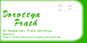 dorottya prath business card